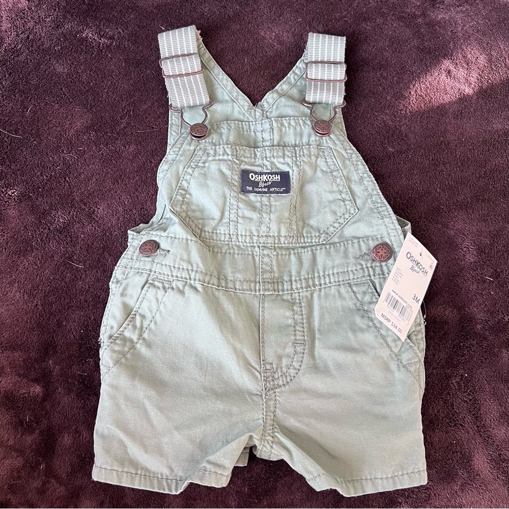 OshKosh B'gosh Green Kids Overalls